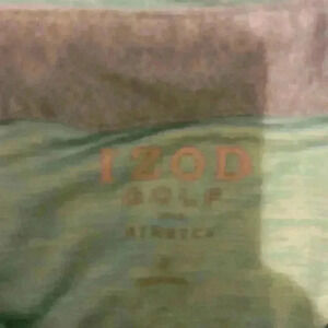 Izod golf men’s shirt sorry for the flare on photo size small